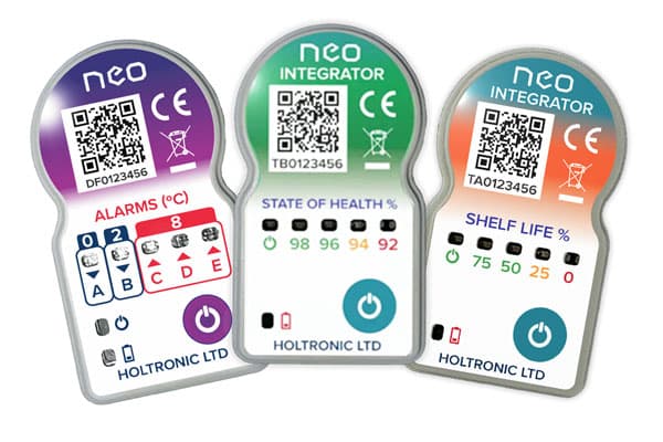 neo time temperature integrators 2-8ºC TTI for cold chain