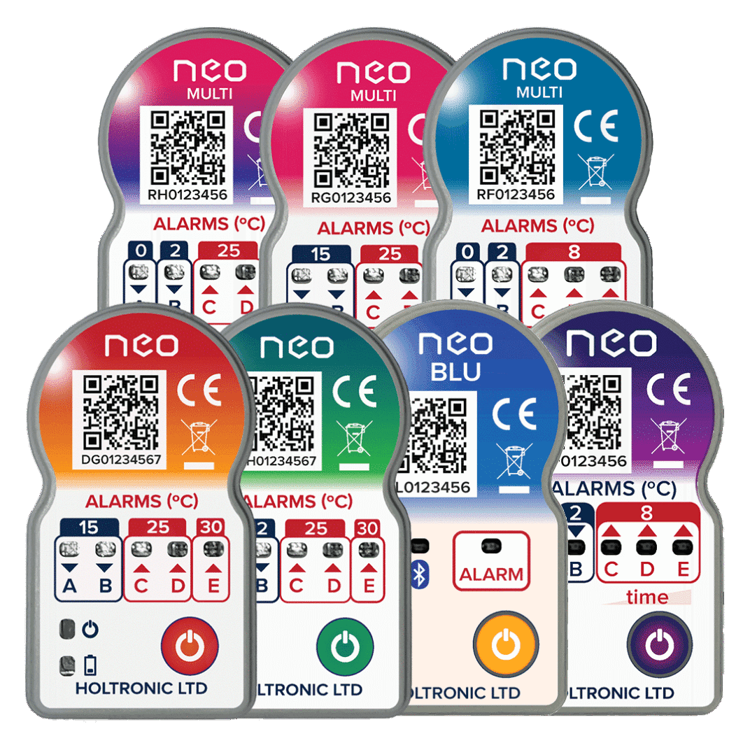 neo time temperature indicators with data download